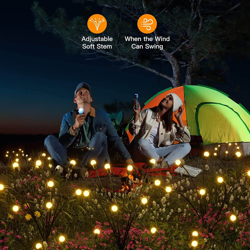 Solar Garden Stake Light LED Outdoor Path Light White Weatherproof with Dusk to Dawn Sensor for Garden | Patio and Balcony
