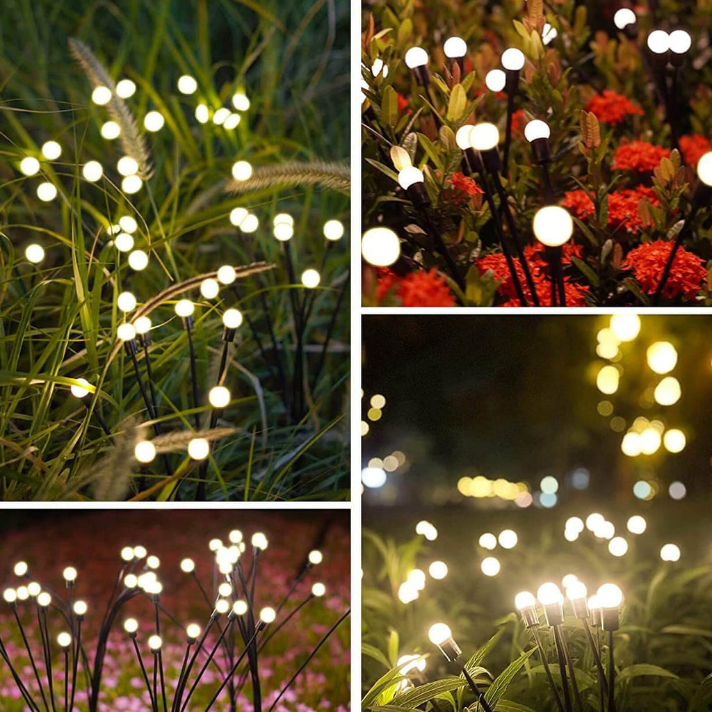 Solar Garden Stake Light LED Outdoor Path Light White Weatherproof with Dusk to Dawn Sensor for Garden | Patio and Balcony