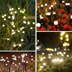 Solar Garden Stake Light LED Outdoor Path Light White Weatherproof with Dusk to Dawn Sensor for Garden | Patio and Balcony