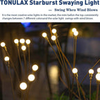 Solar Garden Stake Light LED Outdoor Path Light White Weatherproof with Dusk to Dawn Sensor for Garden | Patio and Balcony