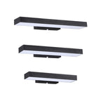 Modern Minimalist Rectangular LED Outdoor Wall Light Waterproof Stainless Steel Wall Sconce with Optional Sensor for Patio | Garden and Entrance