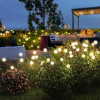 Solar Garden Stake Light LED Outdoor Path Light White Weatherproof with Dusk to Dawn Sensor for Garden | Patio and Balcony