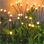 Solar Garden Stake Light LED Outdoor Path Light White Weatherproof with Dusk to Dawn Sensor for Garden | Patio and Balcony