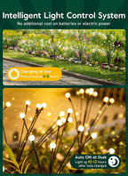 Solar Garden Stake Light LED Outdoor Path Light White Weatherproof with Dusk to Dawn Sensor for Garden | Patio and Balcony