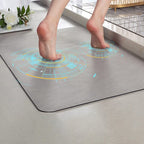 Diatomaceous Earth Bath Mat Quick Drying Non-Slip Absorbent Bathroom Mat for Shower | Bathtub and Vanity