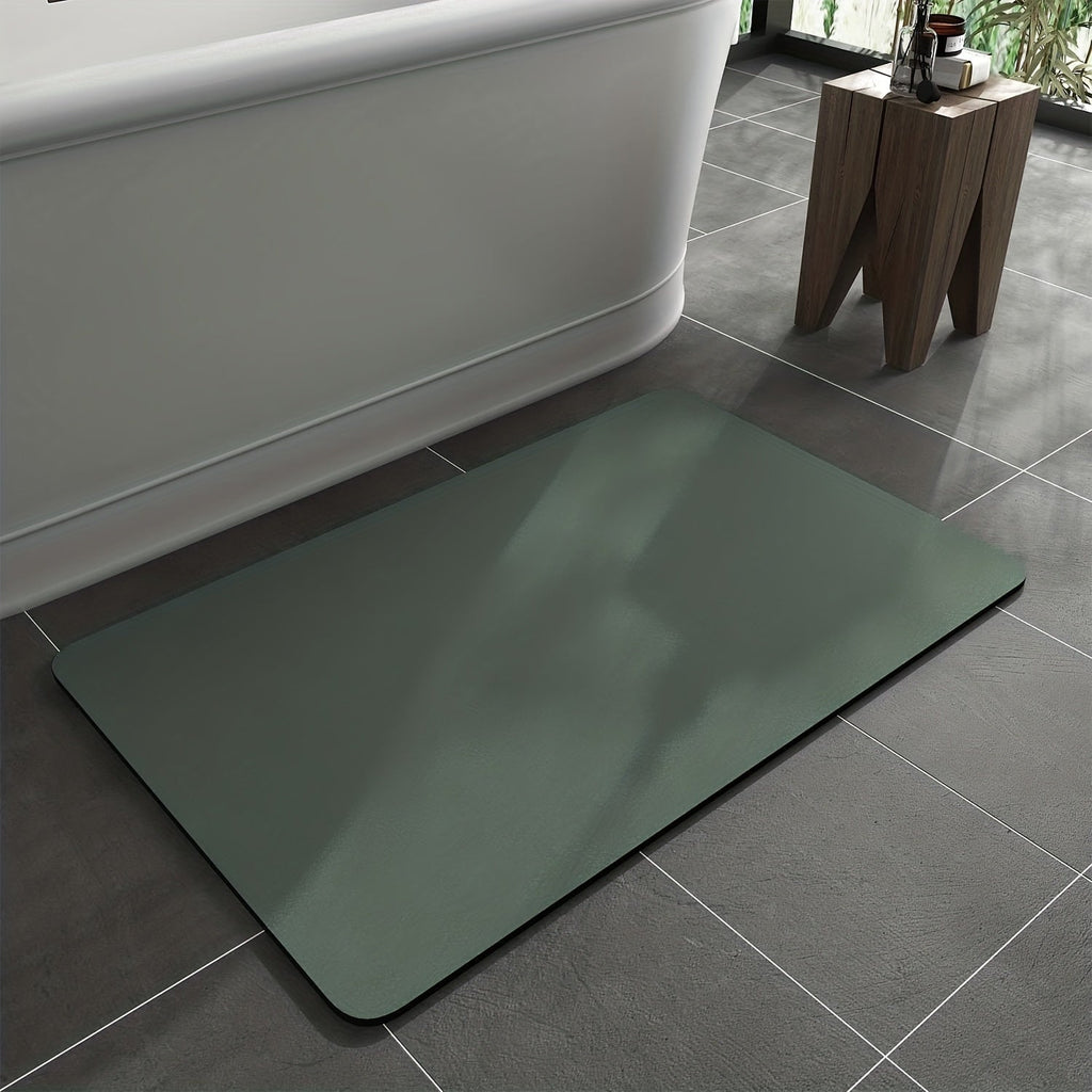 Diatomaceous Earth Bath Mat Quick Drying Non-Slip Absorbent Bathroom Mat for Shower | Bathtub and Vanity