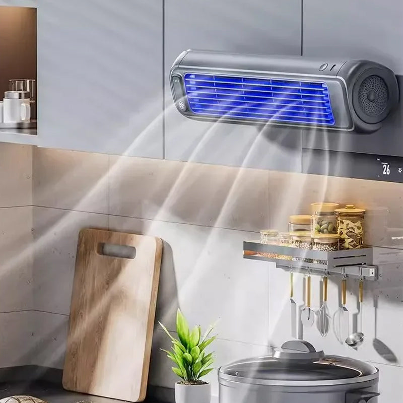 Portable Air Cooler Cordless USB Rechargeable Personal Cooling Fan Desktop or Wall Mounted for Bedroom | Office and Kitchen