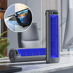 Portable Air Cooler Cordless USB Rechargeable Personal Cooling Fan Desktop or Wall Mounted for Bedroom | Office and Kitchen