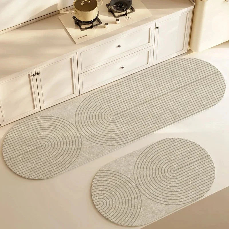 Kitchen Mat Non-Slip Absorbent Cushioned Runner Rug Hard-Wearing Comfort Standing Mat for Kitchen | Sink Area and Laundry