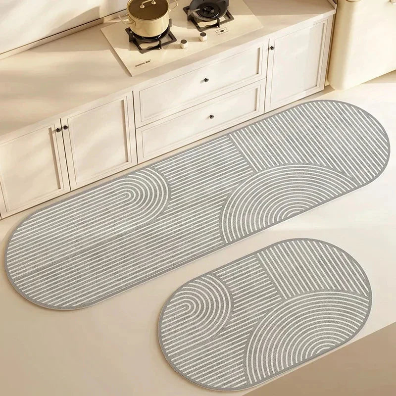 Kitchen Mat Non-Slip Absorbent Cushioned Runner Rug Hard-Wearing Comfort Standing Mat for Kitchen | Sink Area and Laundry