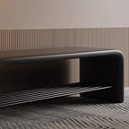 Modern Minimalist Shoe Bench Synthetic Leather Padded Seat Carbon Steel Frame with Storage Shelf Entryway Bench for Hallway | Bedroom and Living Room