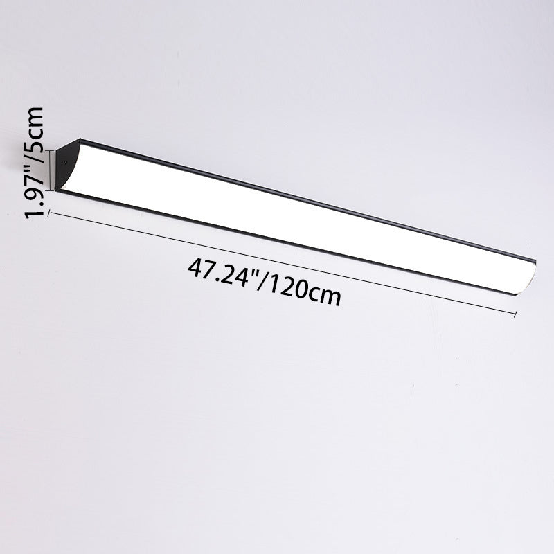 Modern Minimalist Waterproof Rectangular LED Outdoor Wall Light Aluminium Acrylic Linear Wall Sconce Hardwired for Garden | Patio and Balcony