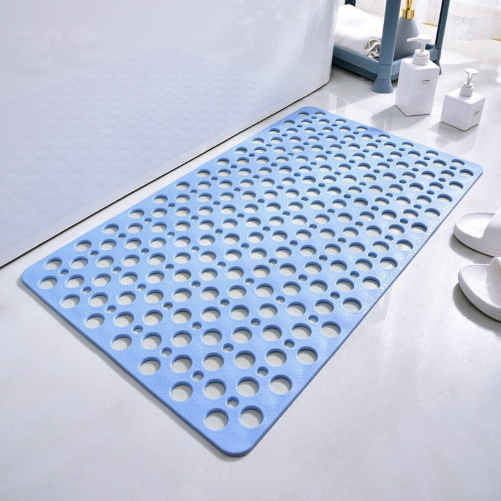 Non-Slip Shower Mat Antibacterial PVC Bath Mat Quick Drying for Bathtub | Shower and Wet Room Floor