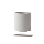Ceramic Plant Pot with Saucer Matte Glazed Indoor Planter with Drainage Hole for Houseplants | Herbs and Flowers