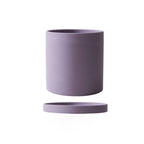 Ceramic Plant Pot with Saucer Matte Glazed Indoor Planter with Drainage Hole for Houseplants | Herbs and Flowers