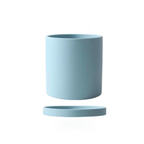 Ceramic Plant Pot with Saucer Matte Glazed Indoor Planter with Drainage Hole for Houseplants | Herbs and Flowers