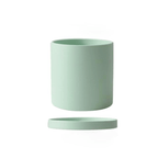 Ceramic Plant Pot with Saucer Matte Glazed Indoor Planter with Drainage Hole for Houseplants | Herbs and Flowers