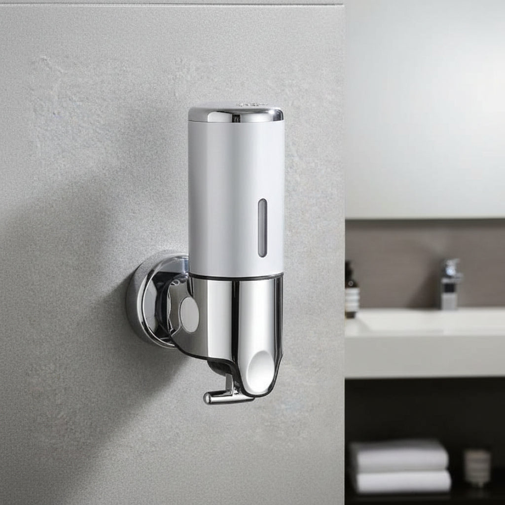 Wall Mounted Soap Dispenser Stainless Steel Pump Liquid Soap and Shampoo Dispenser for Bathroom | Kitchen and Washroom