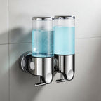 Wall Mounted Soap Dispenser Stainless Steel Pump Liquid Soap and Shampoo Dispenser for Bathroom | Kitchen and Washroom