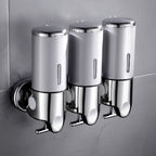 Wall Mounted Soap Dispenser Stainless Steel Pump Liquid Soap and Shampoo Dispenser for Bathroom | Kitchen and Washroom
