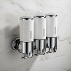 Wall Mounted Soap Dispenser Stainless Steel Pump Liquid Soap and Shampoo Dispenser for Bathroom | Kitchen and Washroom