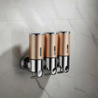 Wall Mounted Soap Dispenser Stainless Steel Pump Liquid Soap and Shampoo Dispenser for Bathroom | Kitchen and Washroom