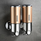 Wall Mounted Soap Dispenser Stainless Steel Pump Liquid Soap and Shampoo Dispenser for Bathroom | Kitchen and Washroom