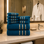 Towel Set Soft Absorbent Bath Towels Hand Towels and Washcloths for Bathroom | Guest Room and Spa