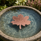 Copper Bird Bath Purifier Disc Floating Flower Algae Control Water Cleaner for Bird Baths | Fountains and Garden Water Features