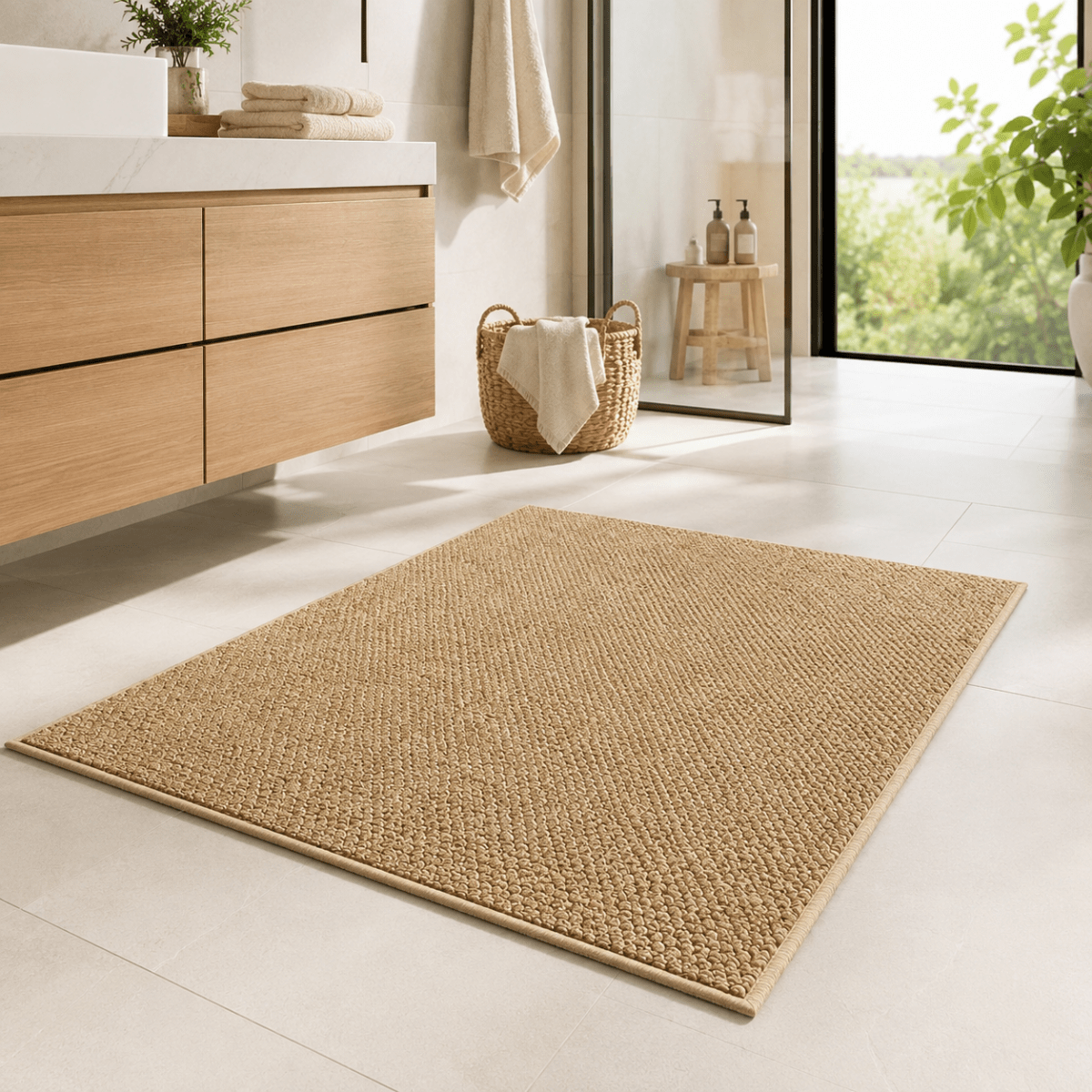Absorbent Doormat Quick-Drying Non-Slip Geometric Indoor Outdoor Entrance Mat for Front Door | Hallway | Patio and Balcony
