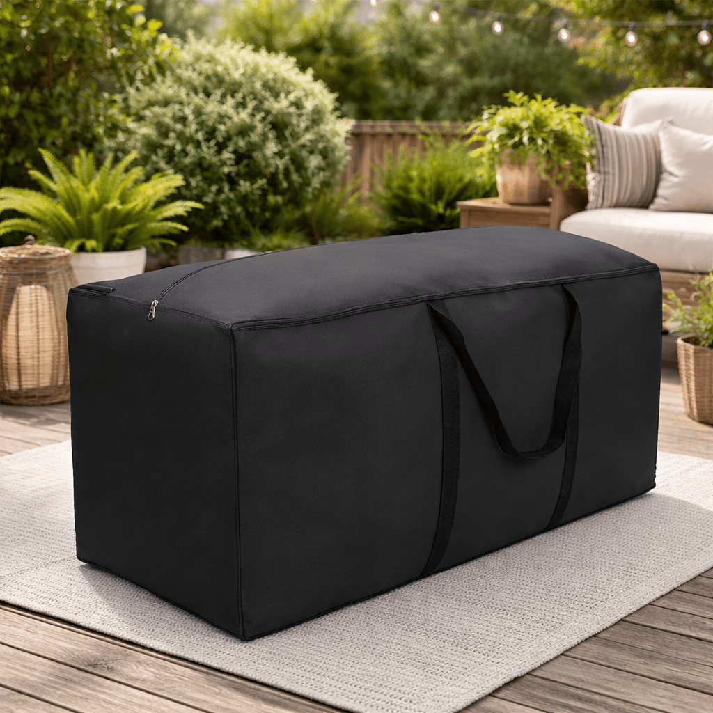 Garden Furniture Storage Bag Waterproof Oxford Fabric Cushion Cover with UV Protection for Patio | Balcony and Outdoor Storage