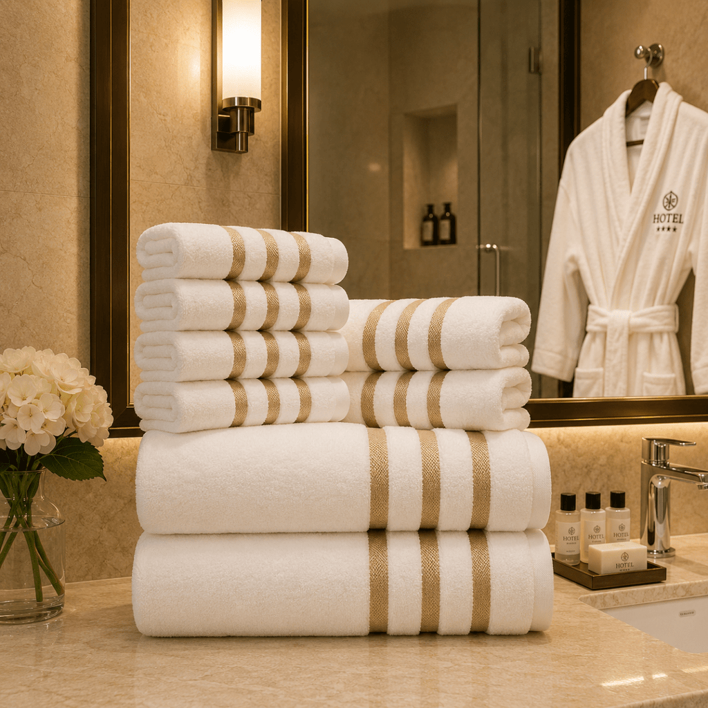 Towel Set Soft Absorbent Bath Towels Hand Towels and Washcloths for Bathroom | Guest Room and Spa