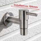 Outdoor Garden Tap Stainless Steel Wall Mounted Rustproof Water Tap for Garden | Laundry and Washing Machine