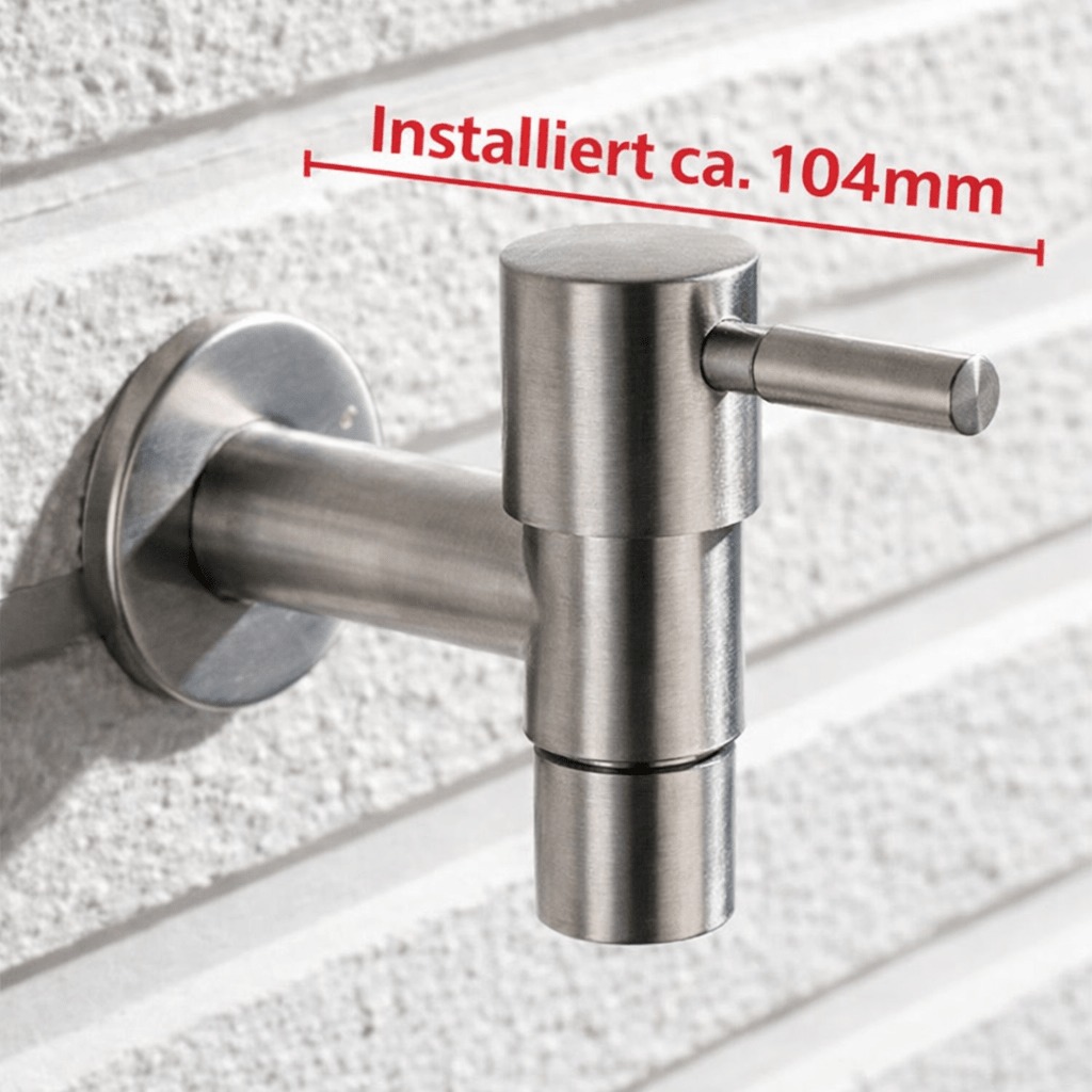 Outdoor Garden Tap Stainless Steel Wall Mounted Rustproof Water Tap for Garden | Laundry and Washing Machine
