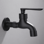 Wall Mounted Brass Tap Matte Finish Outdoor Garden and Washing Machine Water Tap for Kitchen | Bathroom and Balcony