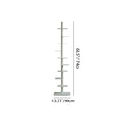 Modern Mid-Century Carbon Steel Spiral Bookshelf Invisible Floating Tiered Display Rack Corner Storage Shelf for Home Office | Living Room and Bedroom