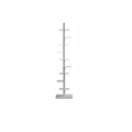 Modern Mid-Century Carbon Steel Spiral Bookshelf Invisible Floating Tiered Display Rack Corner Storage Shelf for Home Office | Living Room and Bedroom