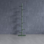 Modern Mid-Century Carbon Steel Spiral Bookshelf Invisible Floating Tiered Display Rack Corner Storage Shelf for Home Office | Living Room and Bedroom