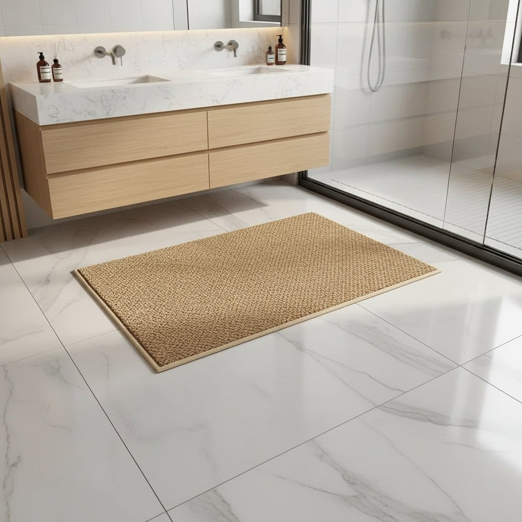 Absorbent Doormat Quick-Drying Entrance Mat with Geometric Pattern for Front Door | Hallway Patio and Balcony