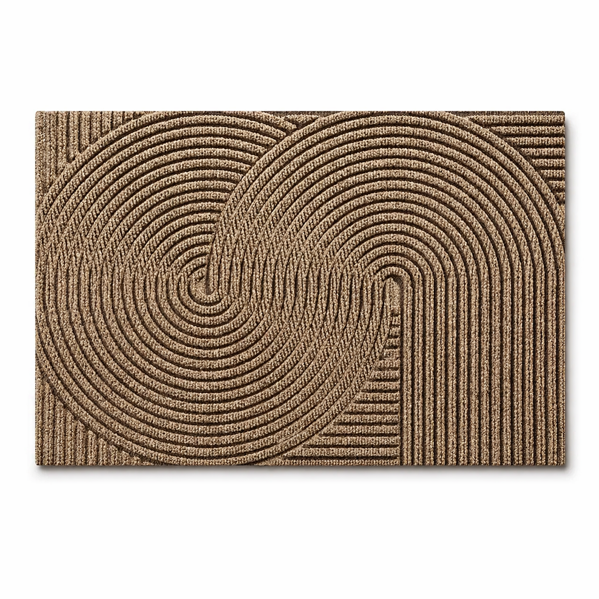 Non-Slip Door Mat Scandinavian Entrance Mat Dirt-Trapping Polypropylene Indoor Outdoor Doormat with Rubber Backing for Hallway | Patio and Laundry