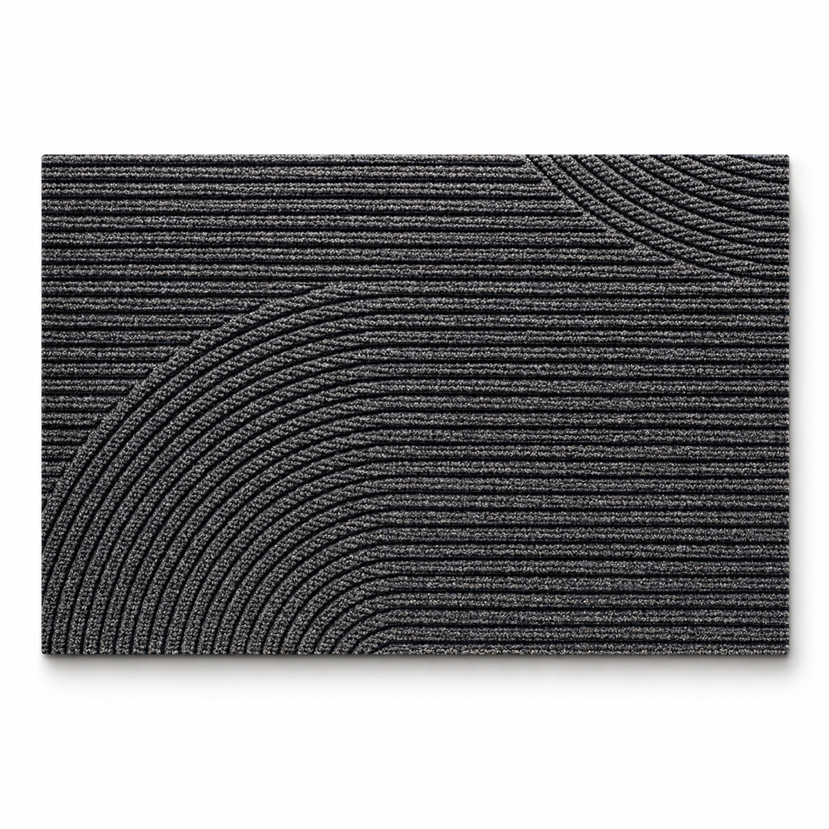 Non-Slip Door Mat Scandinavian Entrance Mat Dirt-Trapping Polypropylene Indoor Outdoor Doormat with Rubber Backing for Hallway | Patio and Laundry