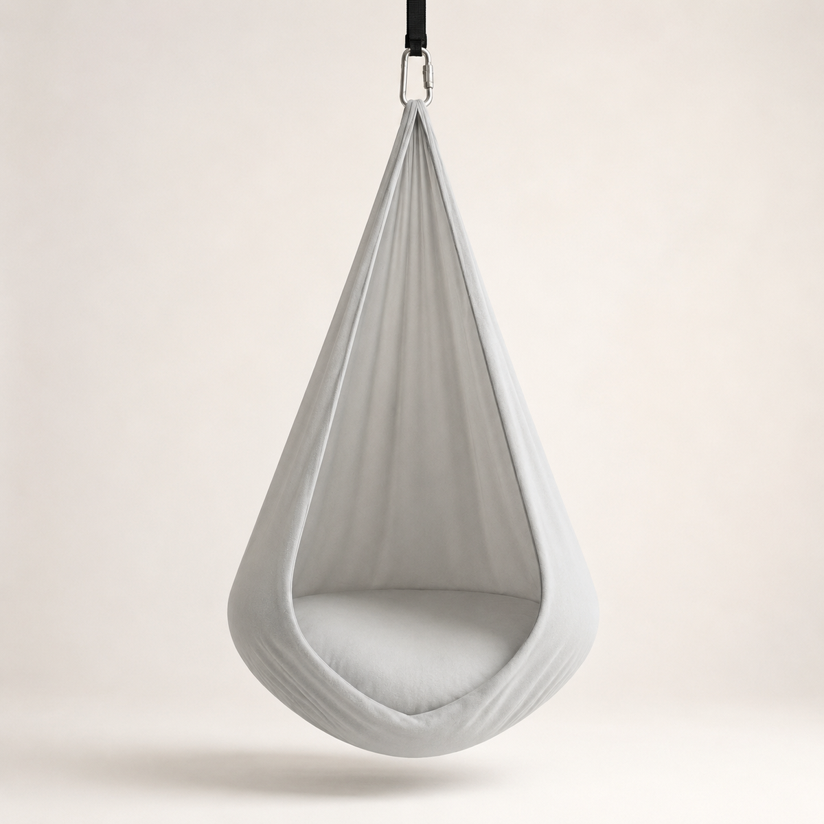 Sensory Therapy Swing Indoor Hammock Swing for Children and Adults Calming Hanging Swing with Carabiner and Extension Strap | for Bedroom and Playroom
