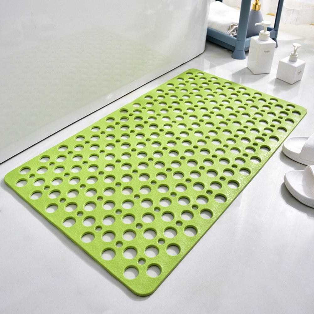 Non-Slip Shower Mat Antibacterial PVC Bath Mat Quick Drying for Bathtub | Shower and Wet Room Floor