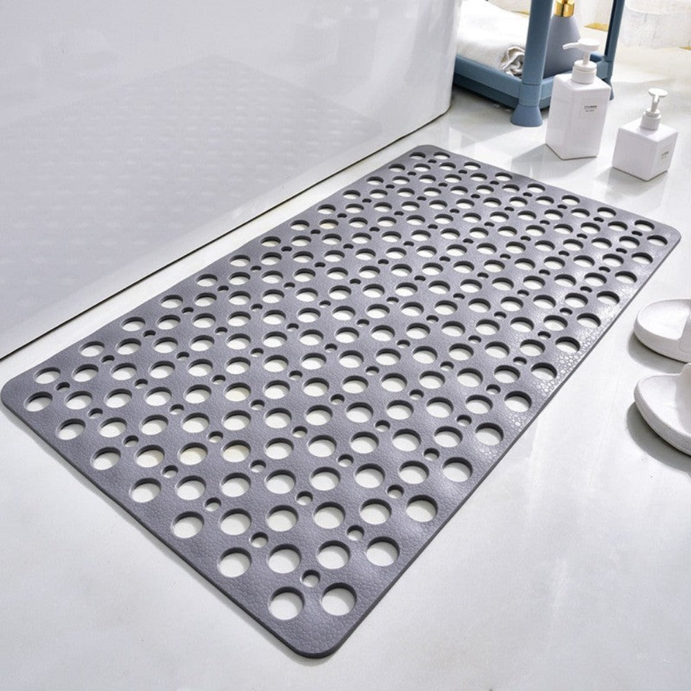 Non-Slip Shower Mat Antibacterial PVC Bath Mat Quick Drying for Bathtub | Shower and Wet Room Floor