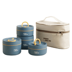 Insulated Lunch Box Double-Walled Stainless Steel Leak-Proof Food Container with Carry Bag for Work | School and Outdoor Meals