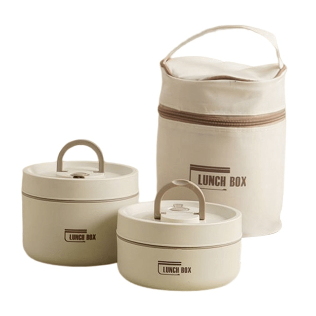 Insulated Lunch Box Double-Walled Stainless Steel Leak-Proof Food Container with Carry Bag for Work | School and Outdoor Meals