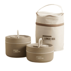 Insulated Lunch Box Double-Walled Stainless Steel Leak-Proof Food Container with Carry Bag for Work | School and Outdoor Meals