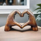 Decorative Resin Figurine Love Sculpture Ornament for Shelf | Sideboard | Living Room and Bedroom