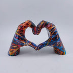 Decorative Resin Figurine Love Sculpture Ornament for Shelf | Sideboard | Living Room and Bedroom