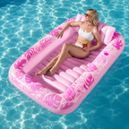 Inflatable Pool Float Outdoor Lounge Mattress Foldable Camping Bed for Pool | Beach | Patio and Garden Relaxation